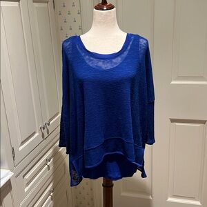 ROYAL BLUE TUNIC TOP